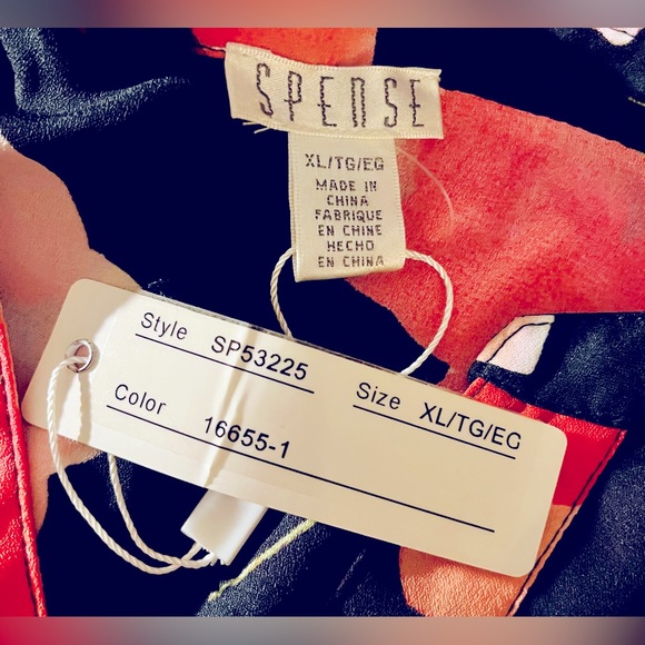 Beautiful Spense Sleeveless Top XL - Picture 3 of 3